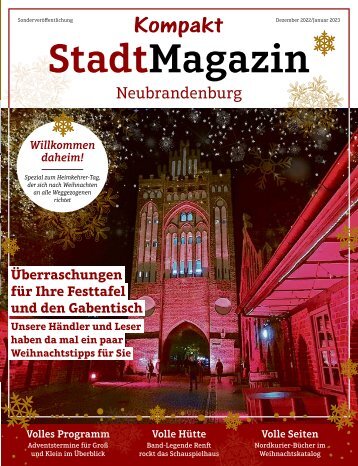 Stadtmagazin Dez. 2022/Jan. 2023