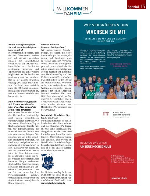 Stadtmagazin Dez. 2022/Jan. 2023