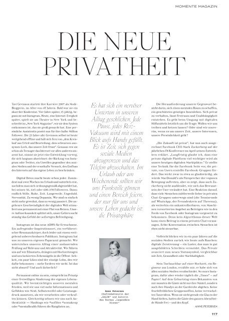 MOMENTE MAGAZIN NO. 7