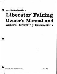 Liberator® Fairing - Craig Vetter