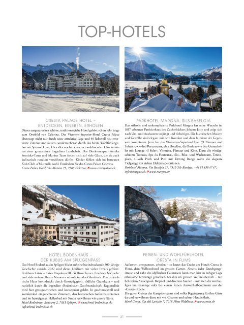  Graubünden Exclusiv – Winter 2022/2023