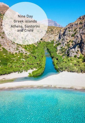 Greek Islands - Nine Days to Athens, Santorini and Crete