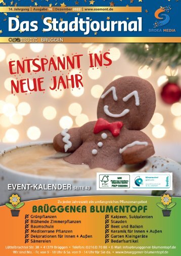 Das Stadtjournal-ose Mont Brüggen Dezember 2022