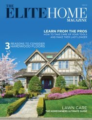 The Elite Home Magazine - Lake Norman B - Issue 15