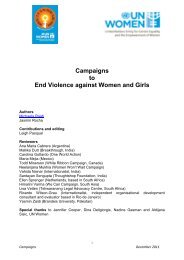 Campaigns to End Violence against Women and Girls - Virtual ...