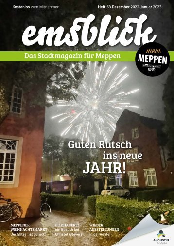 Emsblick Meppen - Heft 53 (Dezember/Januar 2023)