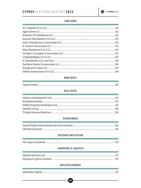 2022-2023 Cyprus Country Report