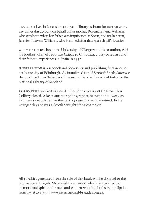 Our Fathers Fought Franco – Luath Press