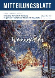 Mitteilungsblatt Nürnberg-Katzwang/Worzeldorf/Herpersdorf/Kornburg - Dezember 2022