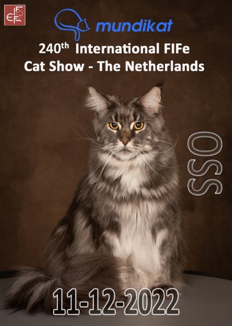 Catalog - 240. Mundikat Int. FIFe Cat Show - Oss 11-12-2022