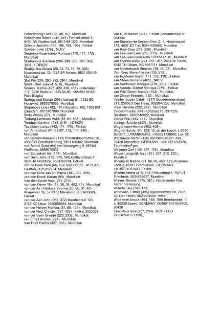 Catalog - 240. Mundikat Int. FIFe Cat Show - Oss 11-12-2022