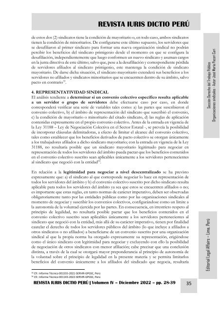 LAS ORGANIZACIONES SINDICALES EN EL SECTOR PÚBLICO - AUTOR JOSÉ MARÍA PACORI CARI