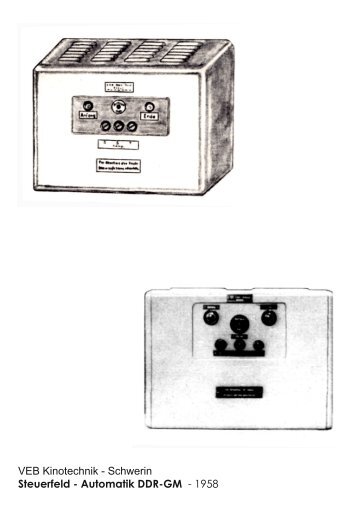 DE-DDR-Kinotechnik-VEB-09-1958-Steuerfeld-Automatik