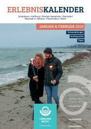 Erlebniskalender Lübecker Bucht Dezember 2022 | Januar 2023 | Februar 2023