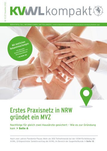 KVWL kompakt + praxis intern Dezember 2022