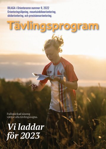 Tävlingsprogram 2023