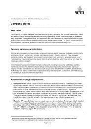 1_Vetter company profile - Vetter Pharma