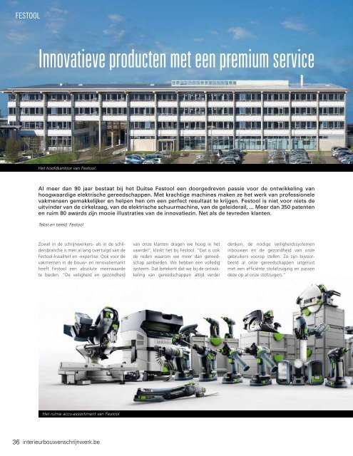 Interieurbouw & Schrijnwerk 06 2022