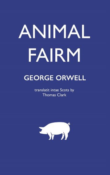 Animal Fairm by Thomas Clark sampler