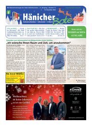 Hänicher Bote | Dezember-Ausgabe 2022