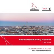 Berlin Brandenburg at CES 2023