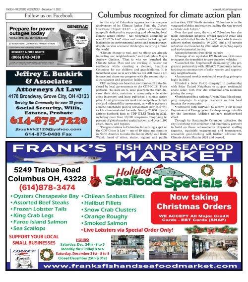 Westside Messenger - December 11th, 2022