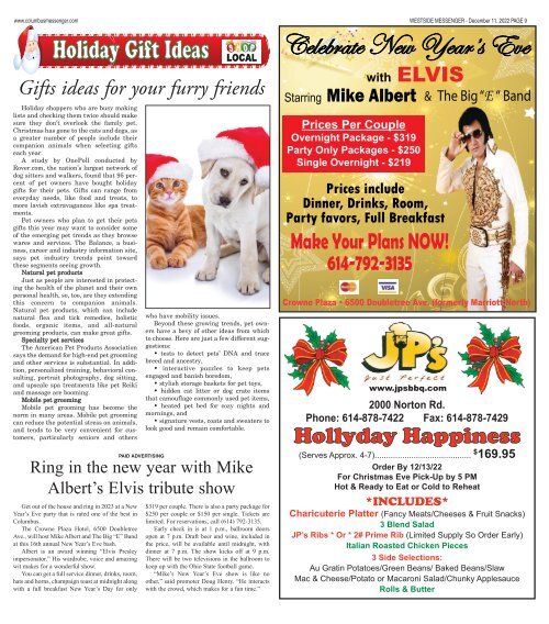 Westside Messenger - December 11th, 2022