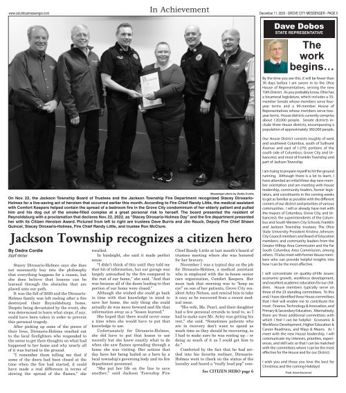 Grove City Messenger - December 11th, 2022