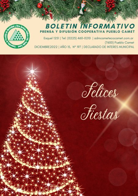 Boletín Cooperativa diciembre 