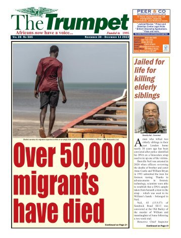 The Trumpet Newspaper Issue 585 (November 30 - December 13 2022)