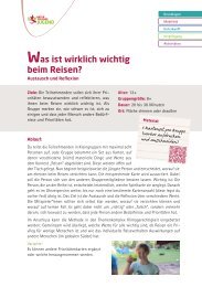 Was ist wirklich wichtig beim Reisen?