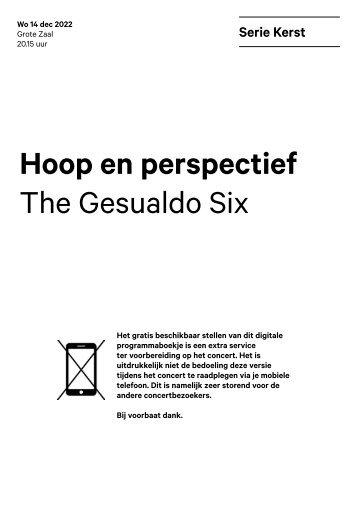 2022 12 14 Hoop en perspectief - The Gesualdo Six