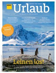 ADAC Urlaub Magazin, Januar-Ausgabe 2023, Nordrhein