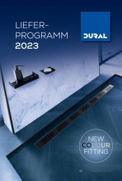 DURAL Lieferprogramm 2023