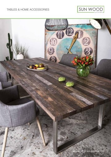 SUN Wood Tischprospekt