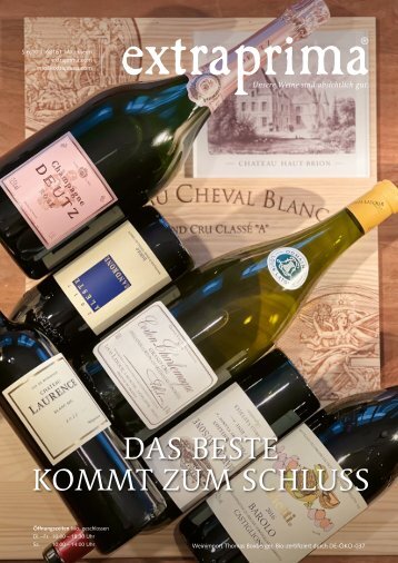 Extraprima Magazin 2022 Das Beste kommt zum Schluss