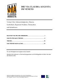DIE VIA CLAUDIA AUGUSTA IM VENETO