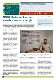 Nieuwsbrief Dierlijk Vet no. 4 - juni 2007 - Vereniging Verwerkers ...