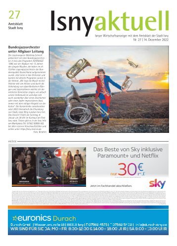 Isny Aktuell 14.12.2022