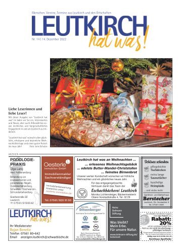 Leutkirch hat was 14.12.2022