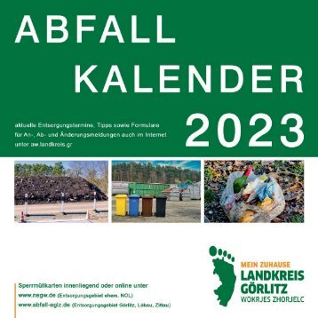 Abfallkalender des Landkreises Görlitz 2023