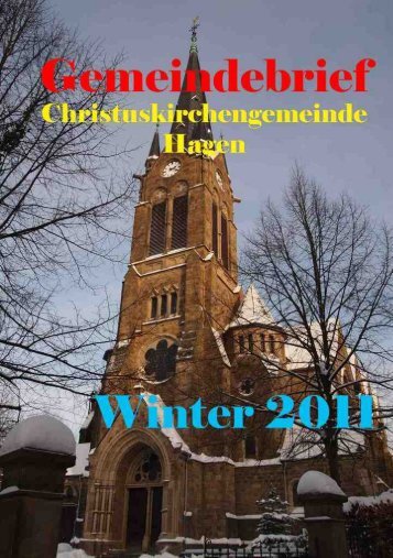 Weihnachtsfeier - Ev.-Lutherische Christus-Kirchengemeinde Hagen