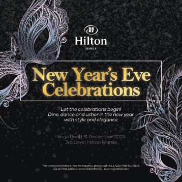 Hilton Manila New Year's Eve Celebrations 2022