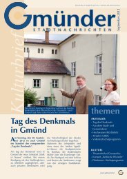 Stadtnachrichten (2,45 MB) - .PDF - Gmünd