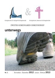 unterwegs - Ev. St.- Georgs-Kirchengemeinde Hattingen