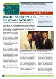 Demeter: 'Dierlijk vet is nu een gewone commodity' - Vereniging ...