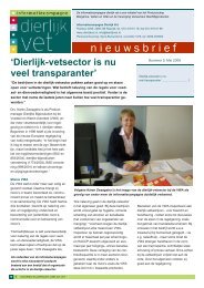 Nieuwsbrief Dierlijk Vet no. 9, mei 2008 - Vereniging Verwerkers ...