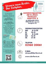 Zeitplan und PATIENTENDATENBLATT