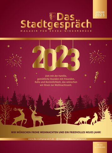 Das Stadtgespräch Januar 2023 auf MeinRHWD Mein Rheda-Wiedenbrück