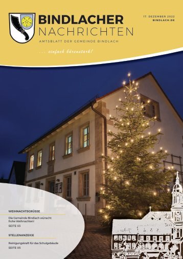 Bindlacher Nachrichten - Ausgabe 17.12.2022